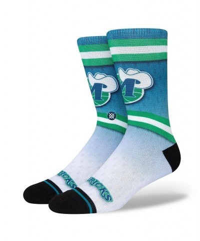 Men's Dallas Mavericks Hardwood Classics Fader Collection Crew Socks $10.75 Socks