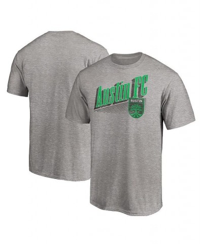 Men's Heathered Gray Austin FC Winning Streak T-shirt $16.80 T-Shirts