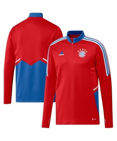 Men's Red Bayern Munich Training AEROREADY Quarter-Zip Top $40.14 Jackets