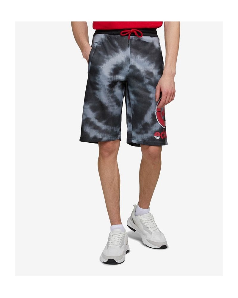 Men's Star Burst Fleece Drawstring Shorts Gray $33.06 Shorts