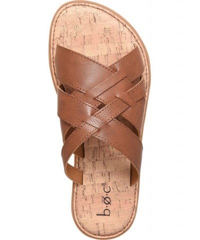 Women's Mona Comfort Slide Brown $39.00 Shoes