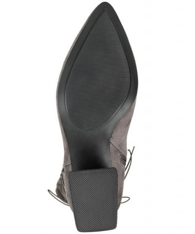 Women's Valorie Boots Gray $45.00 Shoes