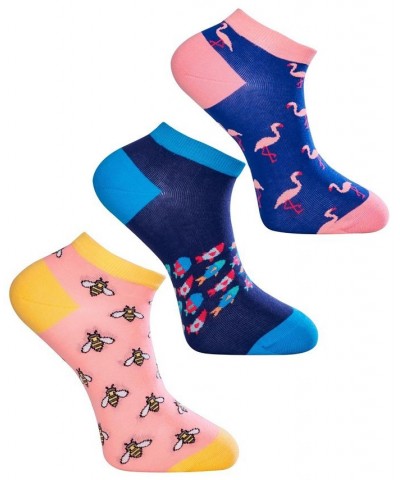 Mens Novelty Ankle Socks, Pack of 3 Multi $17.10 Socks