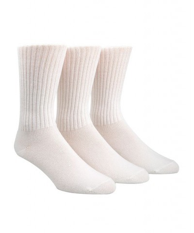 Men's Cotton Rich Casual Rib Crew Socks, 3-Pack Multi $10.39 Socks