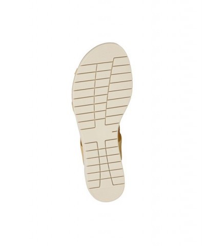 Women's Alba Comfort Wedge Sandals Yellow $29.40 Shoes