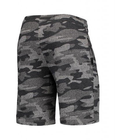 Men's Charcoal, Gray Iowa Hawkeyes Camo Backup Terry Jam Lounge Shorts $29.49 Shorts