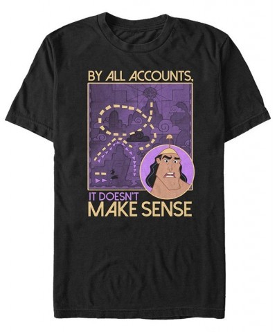 Disney Men's Emperor's New Groove Kronk Doesn't Make Sense, Short Sleeve T-Shirt Black $17.50 T-Shirts