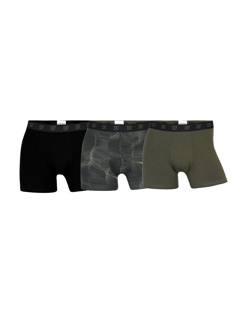 Cristiano Ronaldo Men's Trunk, Pack of 3 Brown $22.79 Underwear