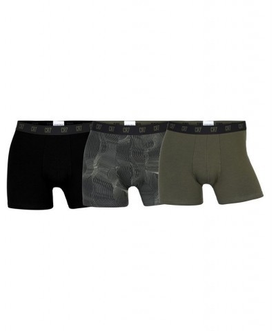 Cristiano Ronaldo Men's Trunk, Pack of 3 Brown $22.79 Underwear