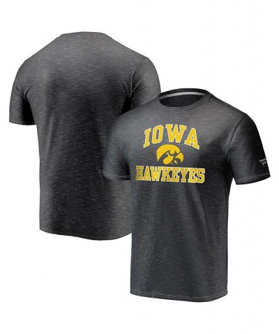 Men's Charcoal Iowa Hawkeyes Heart And Soul Space-Dye T-shirt $11.48 T-Shirts