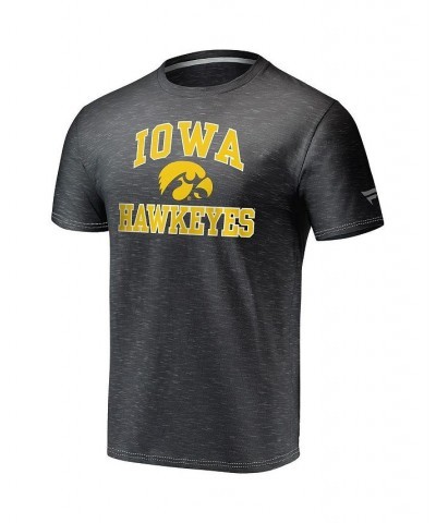 Men's Charcoal Iowa Hawkeyes Heart And Soul Space-Dye T-shirt $11.48 T-Shirts