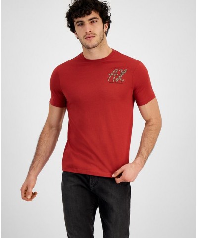 Men's Small Rope Logo Graphic T-Shirt Red $35.70 T-Shirts
