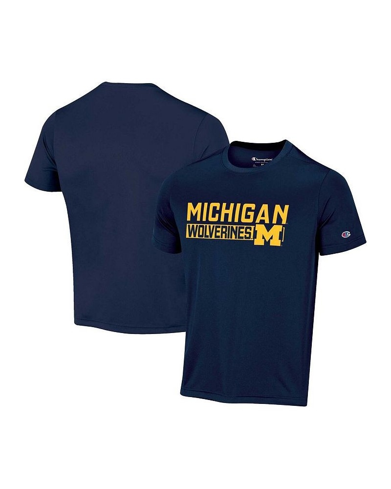 Men's Navy Michigan Wolverines Impact Knockout T-shirt $16.10 T-Shirts