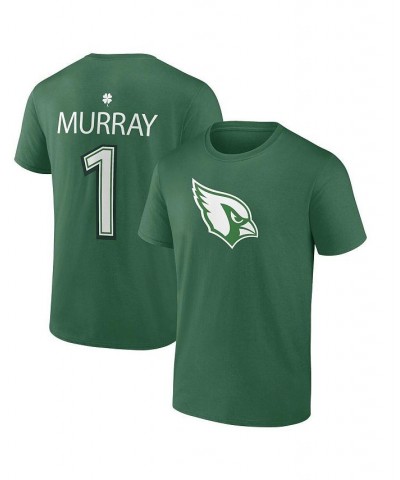 Men's Branded Kyler Murray Green Arizona Cardinals St. Patrick's Day Icon Player T-shirt $17.64 T-Shirts