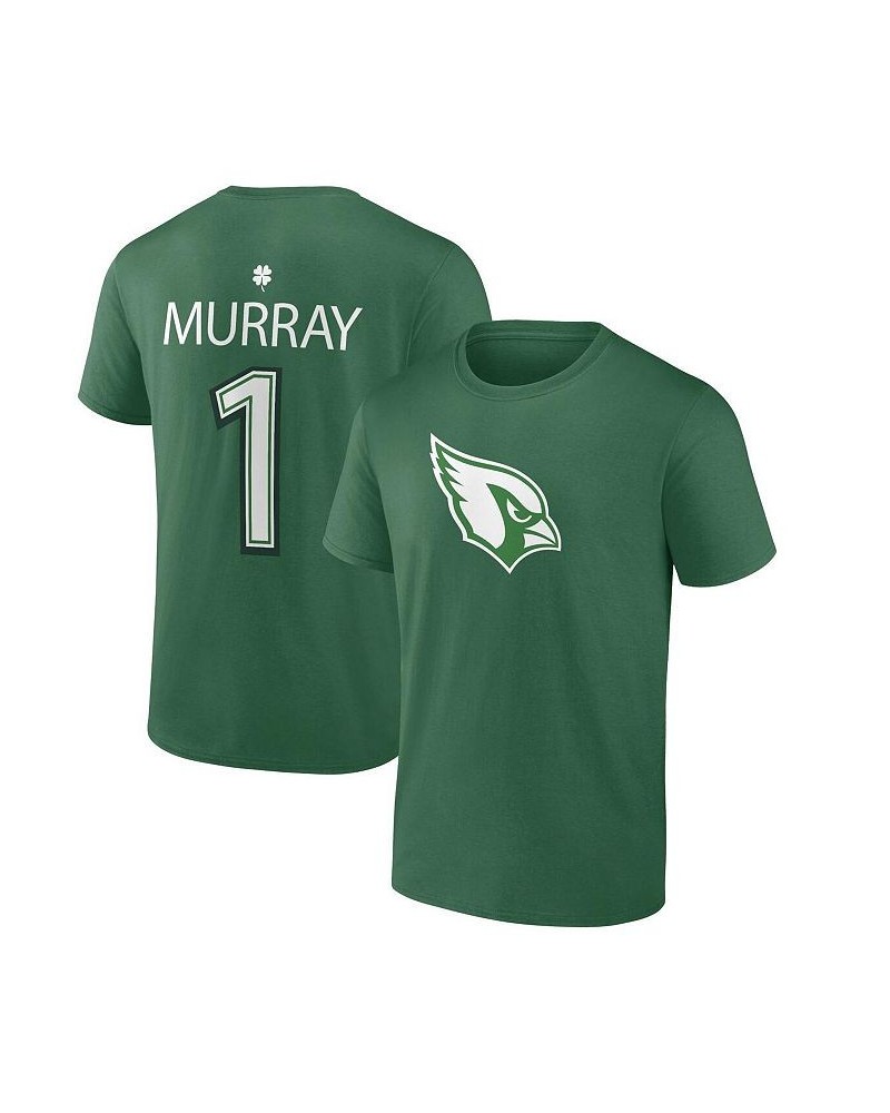 Men's Branded Kyler Murray Green Arizona Cardinals St. Patrick's Day Icon Player T-shirt $17.64 T-Shirts