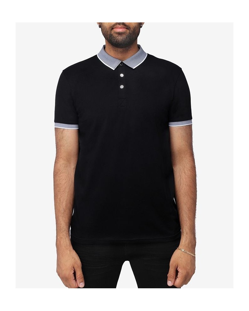 Men's Basic Comfort Tipped Polo Shirt PD01 $23.10 Polo Shirts