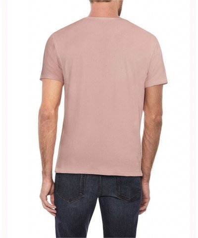 Men's Basic Notch Neck Short Sleeve T-shirt PD14 $15.29 T-Shirts