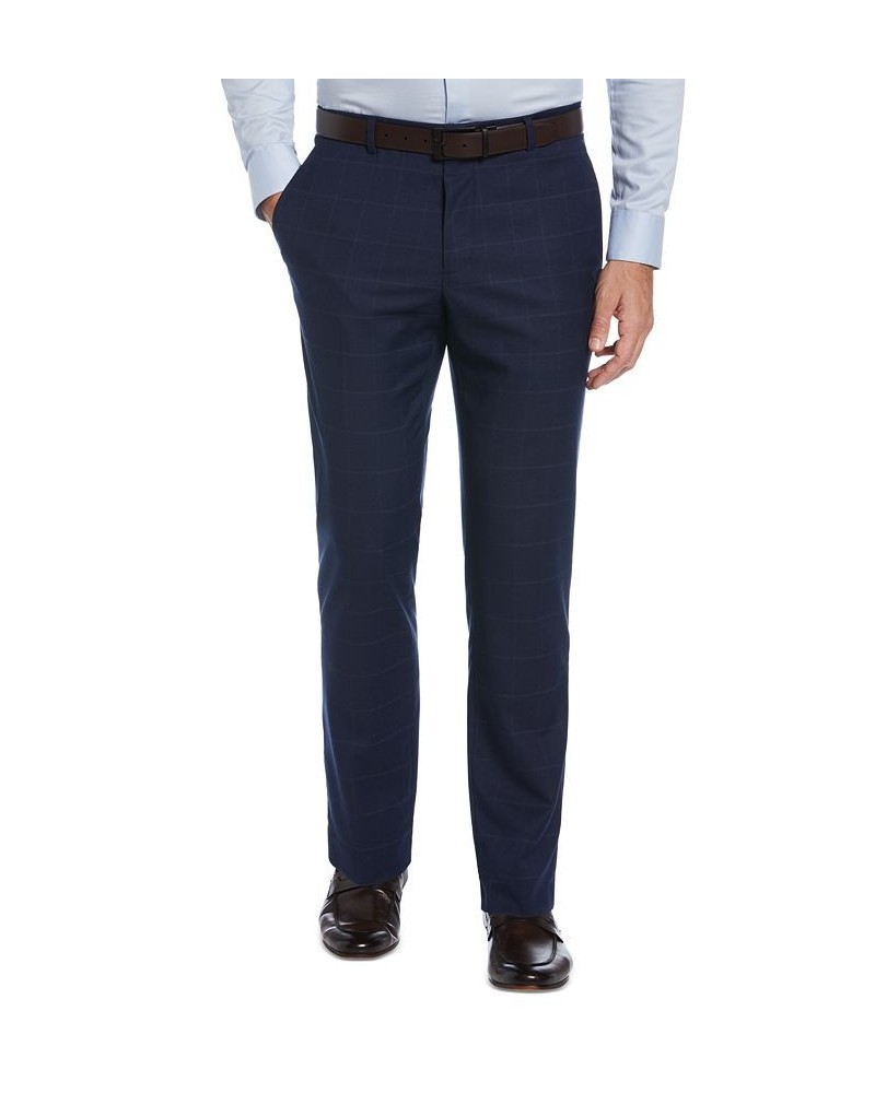 Perry Ellis Men's Slim-Fit Flat Front Dress Pants PD01 $25.91 Pants