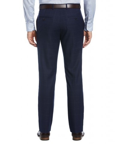 Perry Ellis Men's Slim-Fit Flat Front Dress Pants PD01 $25.91 Pants