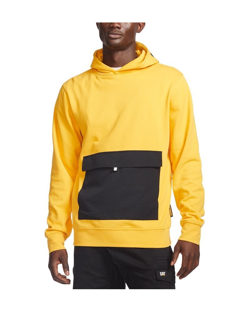 MEN'S UTILITY HOOD BANNER P/O SWEATSHIRT Yellow $23.14 Sweatshirt