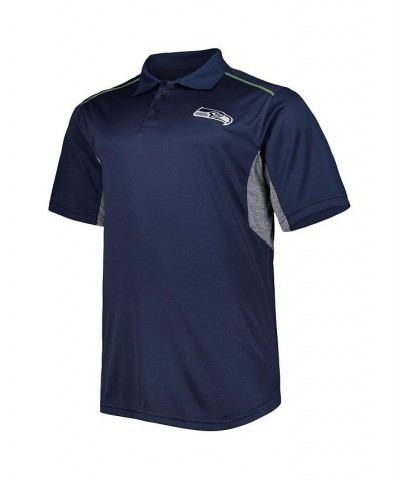Men's College Navy Seattle Seahawks Big and Tall Team Color Polo Shirt $28.60 Polo Shirts