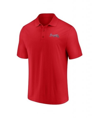 Men's Branded Navy, Red Atlanta Braves Polo Shirt Combo Set $43.19 Polo Shirts