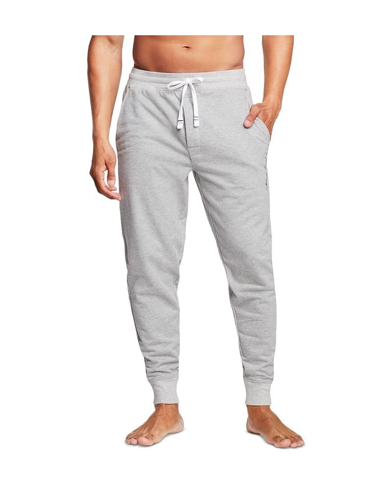 Tommy Hilfiger Men's Modern Essentials Brushed Back Fleece Lounge Jogger Pants Gray $24.11 Pants