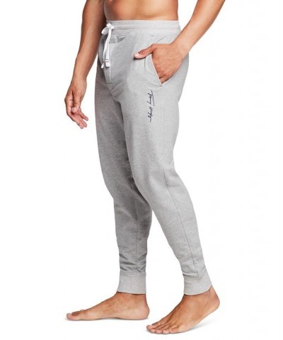 Tommy Hilfiger Men's Modern Essentials Brushed Back Fleece Lounge Jogger Pants Gray $24.11 Pants