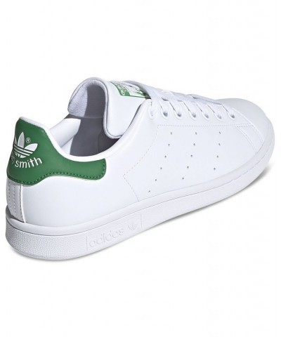 Women's Originals Stan Smith Primegreen Casual Sneakers Footwear White, Green $45.00 Shoes