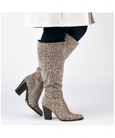 Women's Kyllie Extra Wide Calf Boots Black $47.60 Shoes