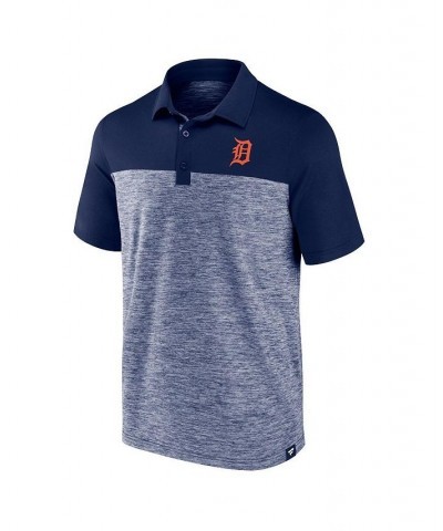 Men's Branded Navy Detroit Tigers Iconic Omni Brushed Space-Dye Polo Shirt $28.80 Polo Shirts