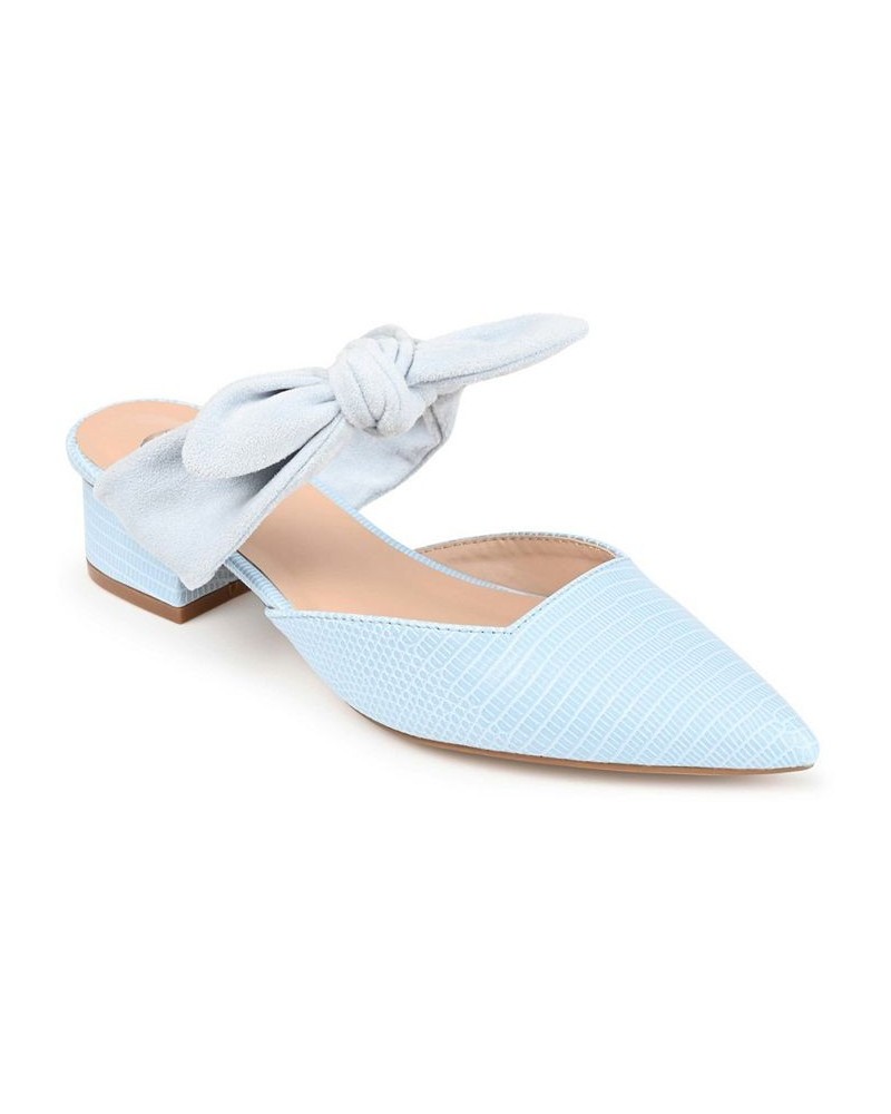 Women's Melora Mules Blue $49.39 Shoes