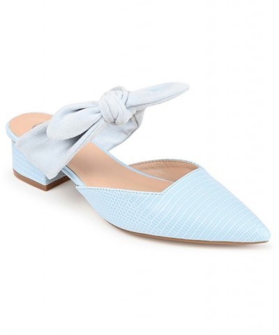 Women's Melora Mules Blue $49.39 Shoes