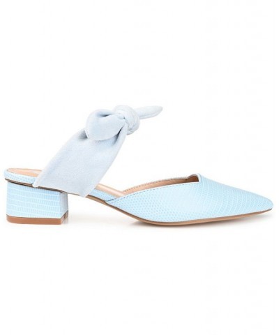 Women's Melora Mules Blue $49.39 Shoes