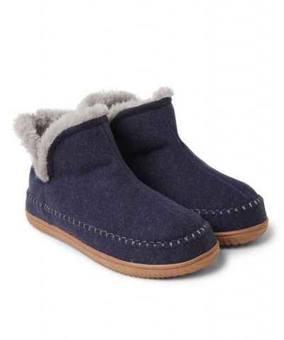 Dearfoam Alpine Men's Brixen Bootie Slippers Blue $30.34 Shoes