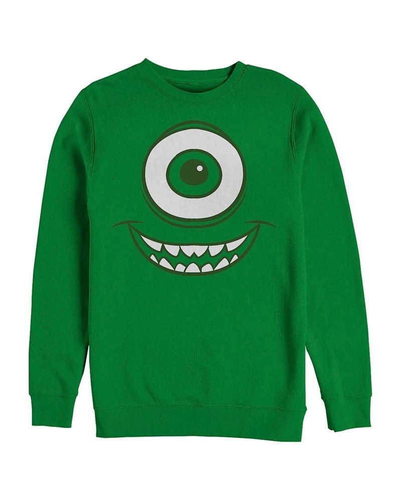 Disney Pixar Men's Monsters Inc. Mike Wazowski Eye Costume, Crewneck Fleece Green $24.20 Sweatshirt