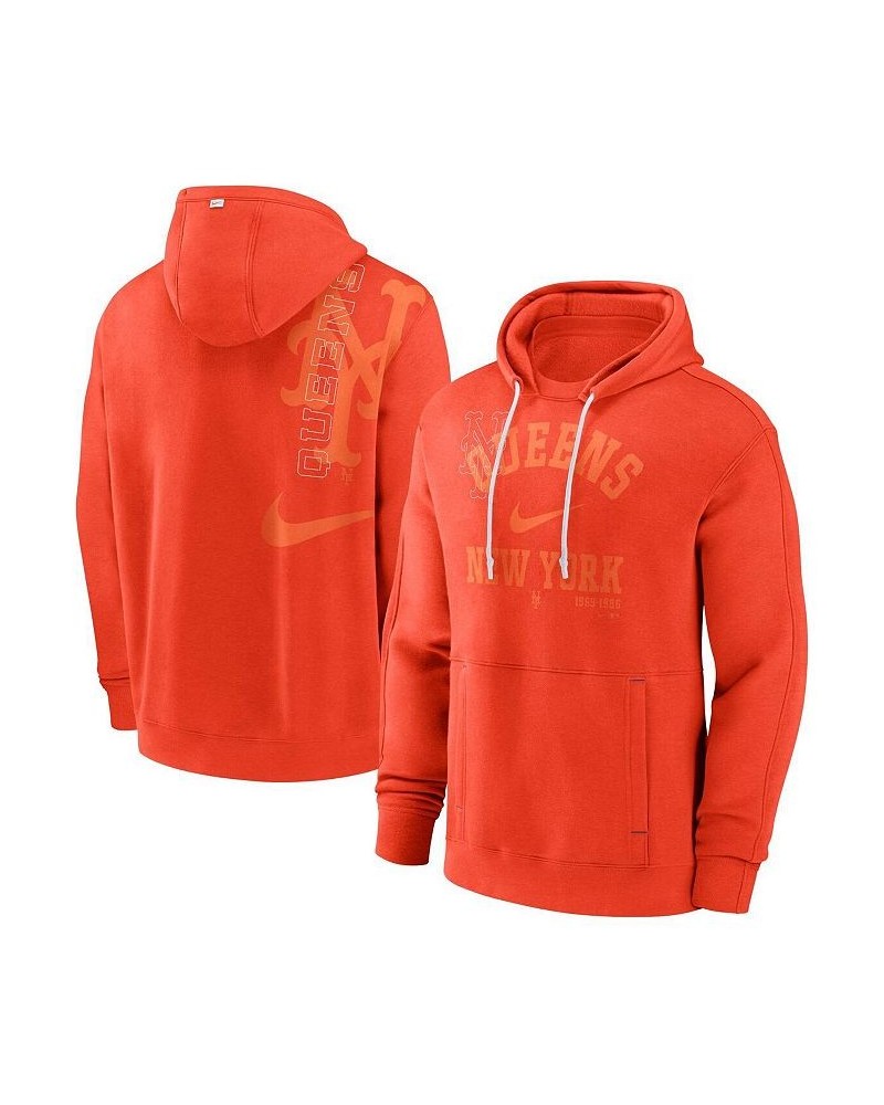 Men's Orange New York Mets Statement Ball Game Pullover Hoodie $46.20 Sweatshirt