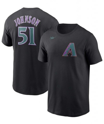 Men's Randy Johnson Black Arizona Diamondbacks Cooperstown Collection Name and Number T-shirt $27.49 T-Shirts