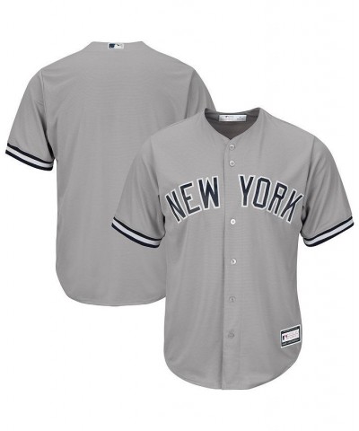 Men's Gray New York Yankees Big and Tall Replica Team Jersey $48.40 Jersey