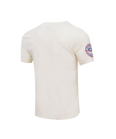 Men's Cream Philadelphia Phillies Cooperstown Collection Old English T-shirt $35.25 T-Shirts