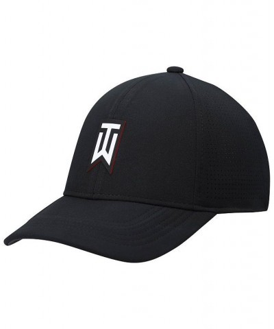 Men's Black Tiger Woods Legacy91 Performance Flex Hat $21.50 Hats