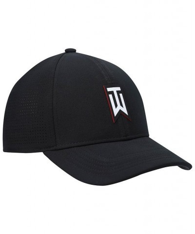 Men's Black Tiger Woods Legacy91 Performance Flex Hat $21.50 Hats