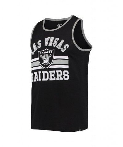 Men's Black Las Vegas Raiders Edge Super Rival Tank Top $21.59 T-Shirts