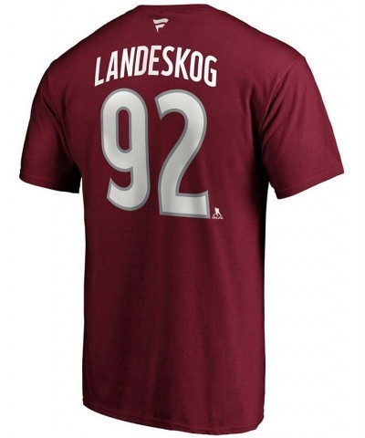 Men's Gabriel Landeskog Burgundy Colorado Avalanche Authentic Stack Name Number T-shirt $18.01 T-Shirts