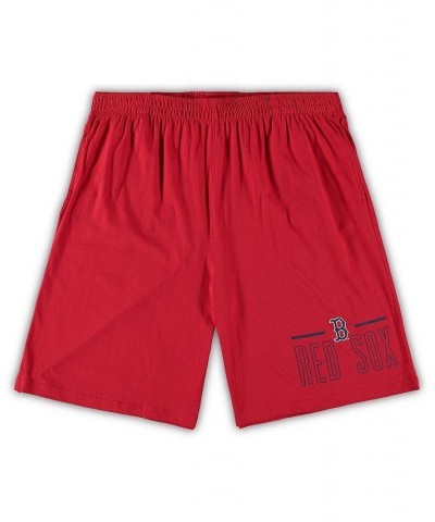 Men's Navy, Red Boston Red Sox Big and Tall T-shirt and Shorts Sleep Set $34.40 Pajama