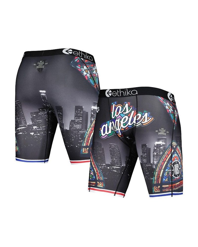 Men's Black LA Clippers City Edition Boxer Briefs $18.19 Underwear