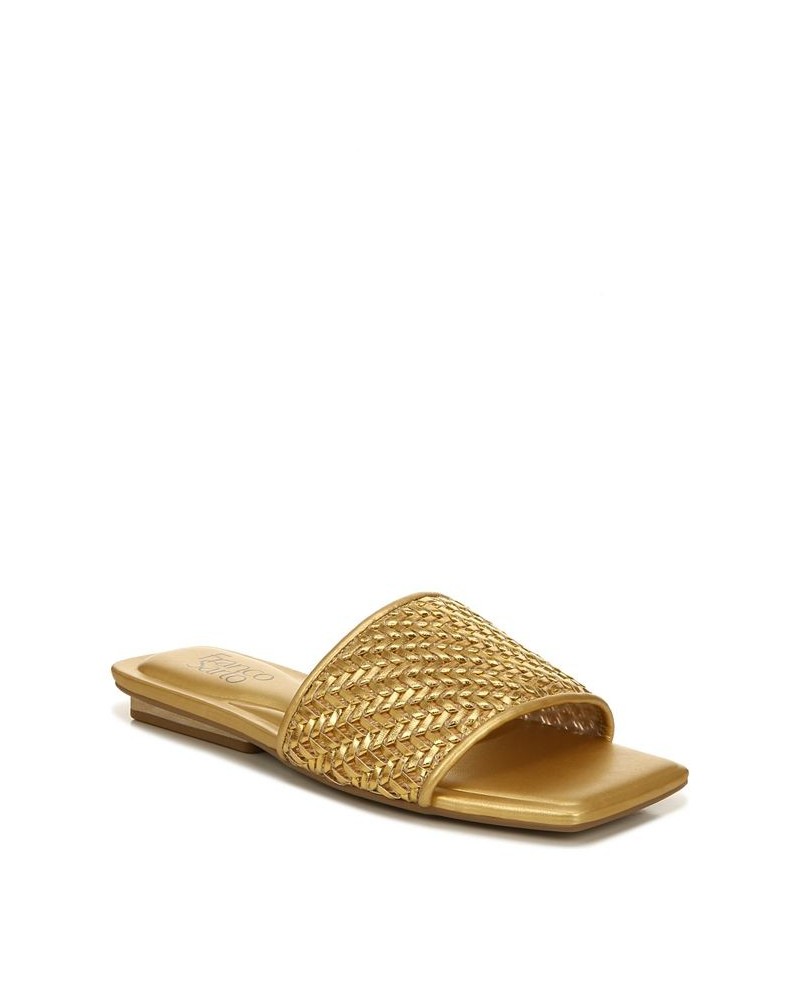 Caven Slide Sandals Gold $39.95 Shoes