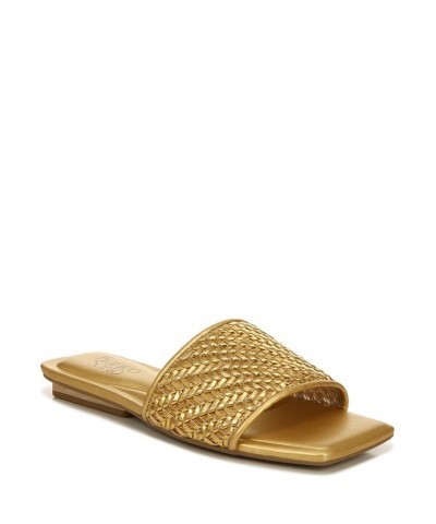 Caven Slide Sandals Gold $39.95 Shoes