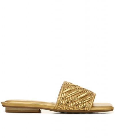 Caven Slide Sandals Gold $39.95 Shoes