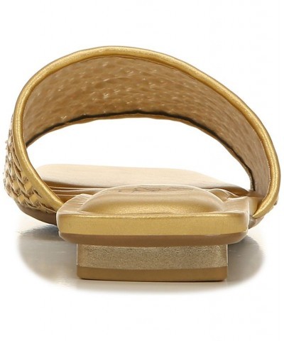 Caven Slide Sandals Gold $39.95 Shoes